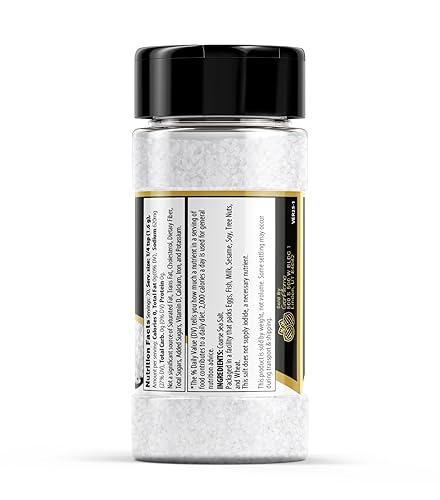 Miniatura 2 de GranAroma Sal marina gruesa, sal de acabado, aditivo de cocina y baño (4 onzas)