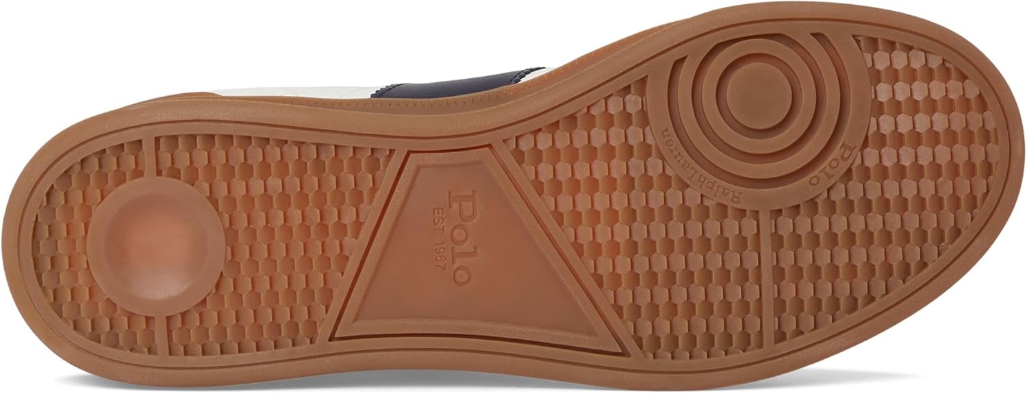 POLO RALPH LAUREN Men's Heritage Aera Leather-Suede Sneakers - Image 4