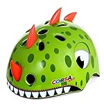 Kids Toddler Bike Helmet, Adjustable and Multi-Sport for Child Infant Baby, 3 Sizes for Age 1-2-3-5-8-14 Years Boys Girls (Dinosaur, Small)
