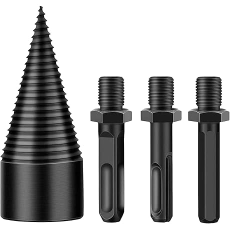 Libyi Easysplit Drill Bit, 32mm Wood Splitting Drill Bit