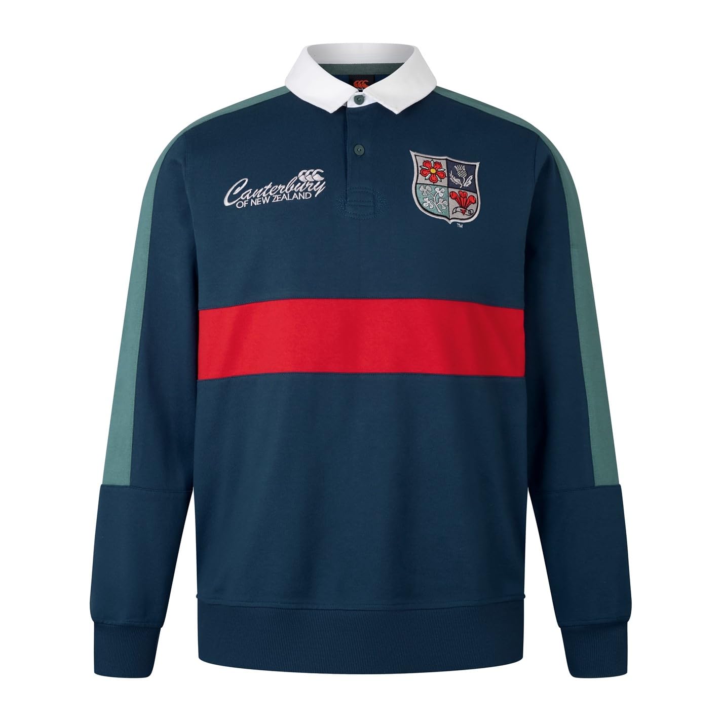Canterbury Adult Unisex Official British & Irish Lions Heritage Rugby Jersey | Relaxed Fit, Moonlit Ocean, XL