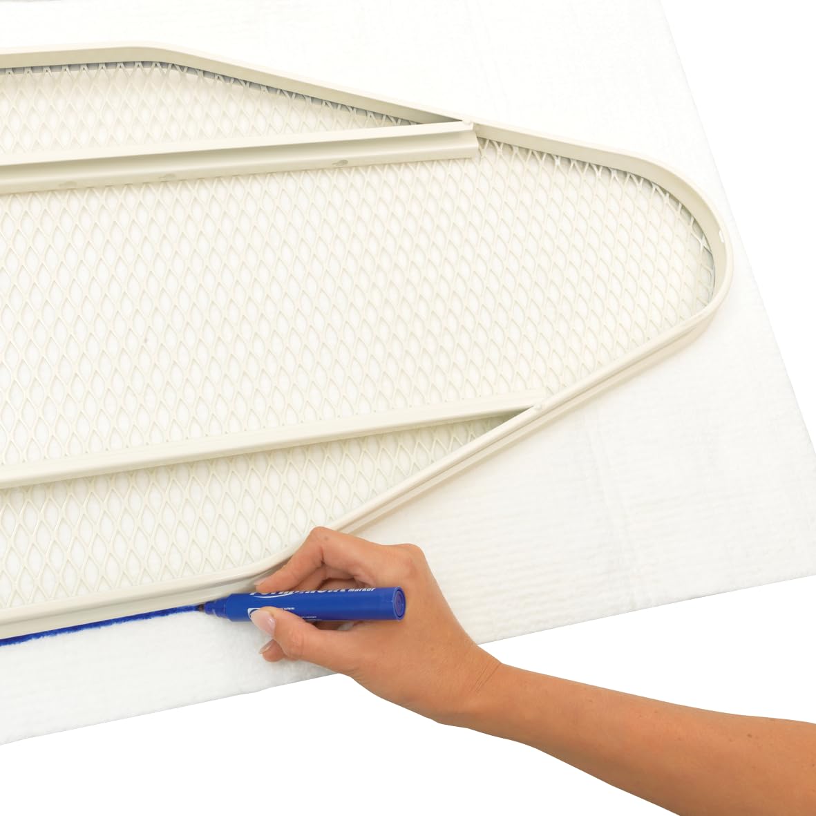 Brabantia 196423 - Funda Protectora para Mesa de Planchar, Blanco (White), 135 x 49 cm, 1 Unidad