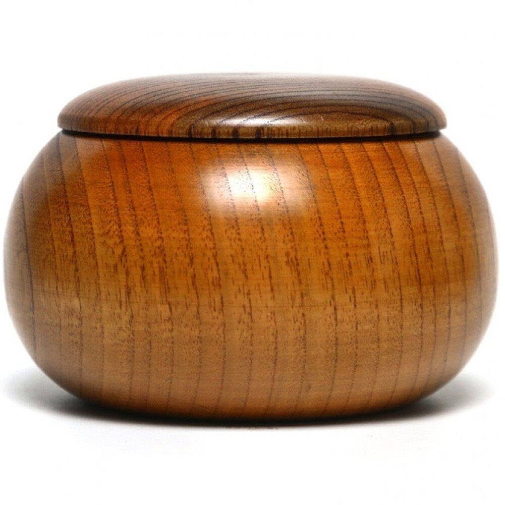 Pot en Bois De Backgammon, Ensemble D'échecs, Bol, Conteneur De Stockage De Backgammon, Jeu De Société, Bols Go, Support De Pierres D'échecs, 2 Pièces