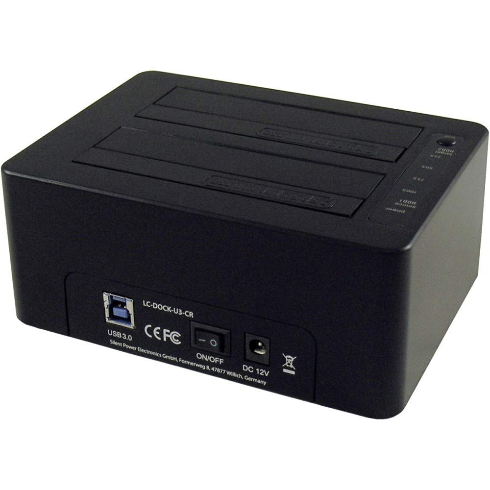 LC Power Docking Station - Supporto per Disco Rigido SSD/HDD 2,5