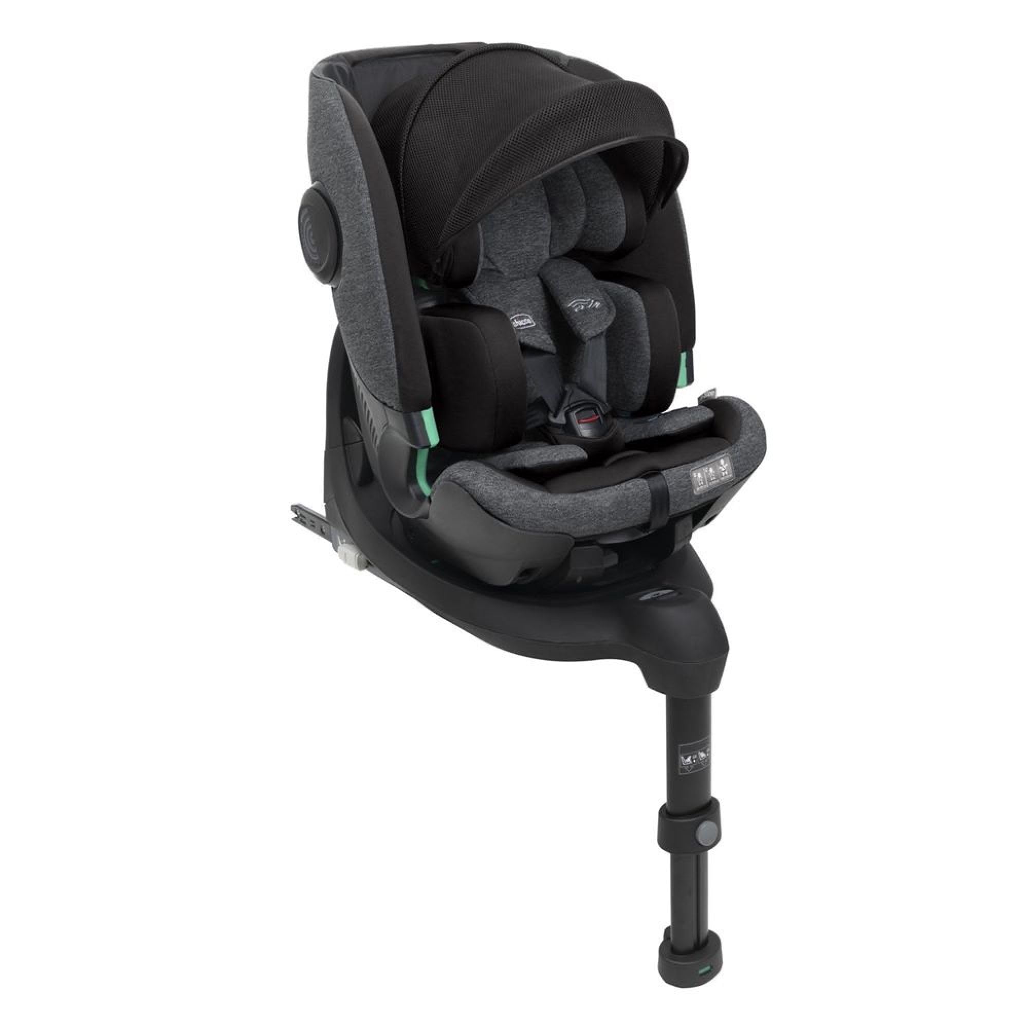 Fotelik samochodowy Gr. 0+/1/2/3 Bi-Seat i-Size Air z podstawą Black Air