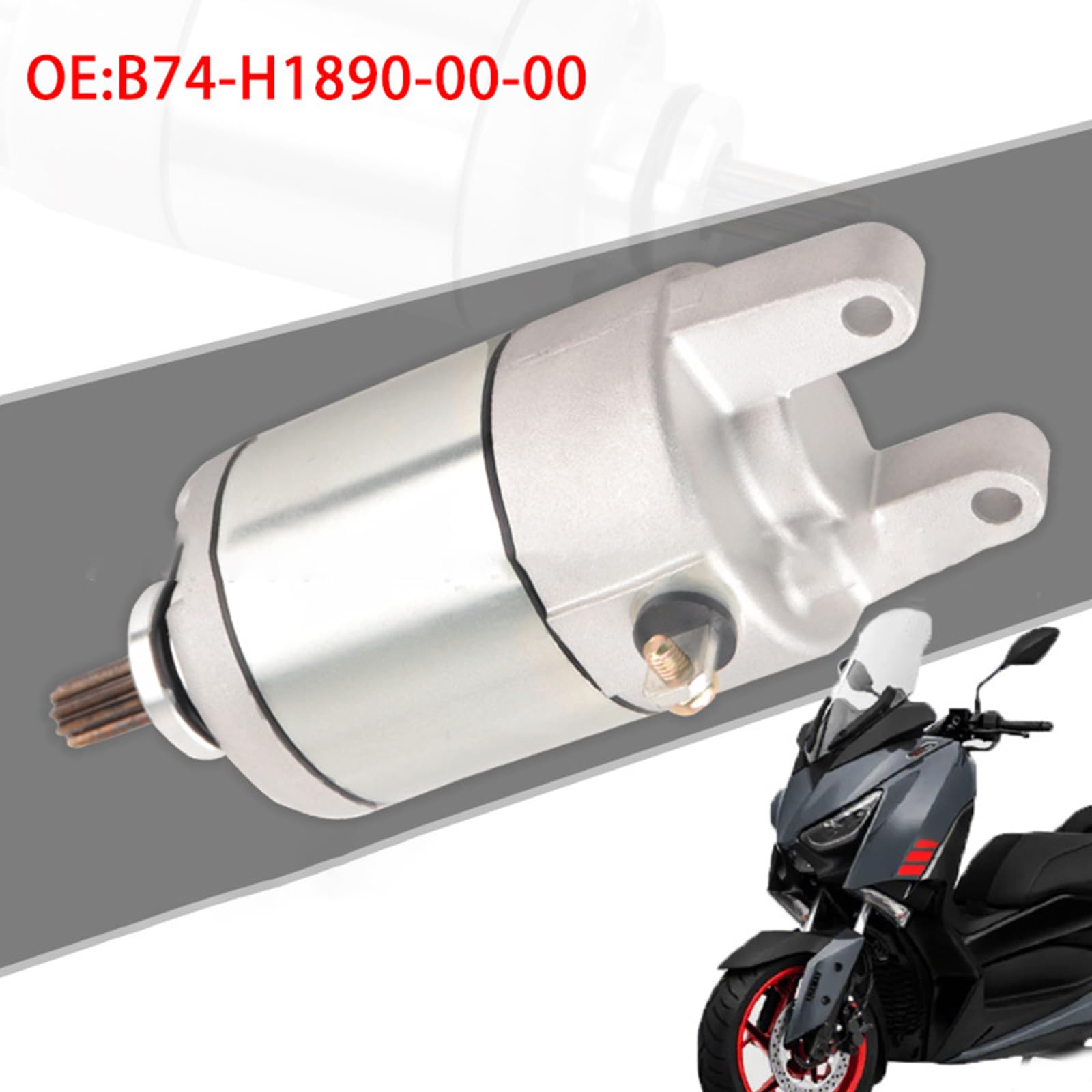Avviamento elettrico professionale di ricambio B74-H1890-00, accessorio per moto per avviatore XMAX250 300 B74-H1890