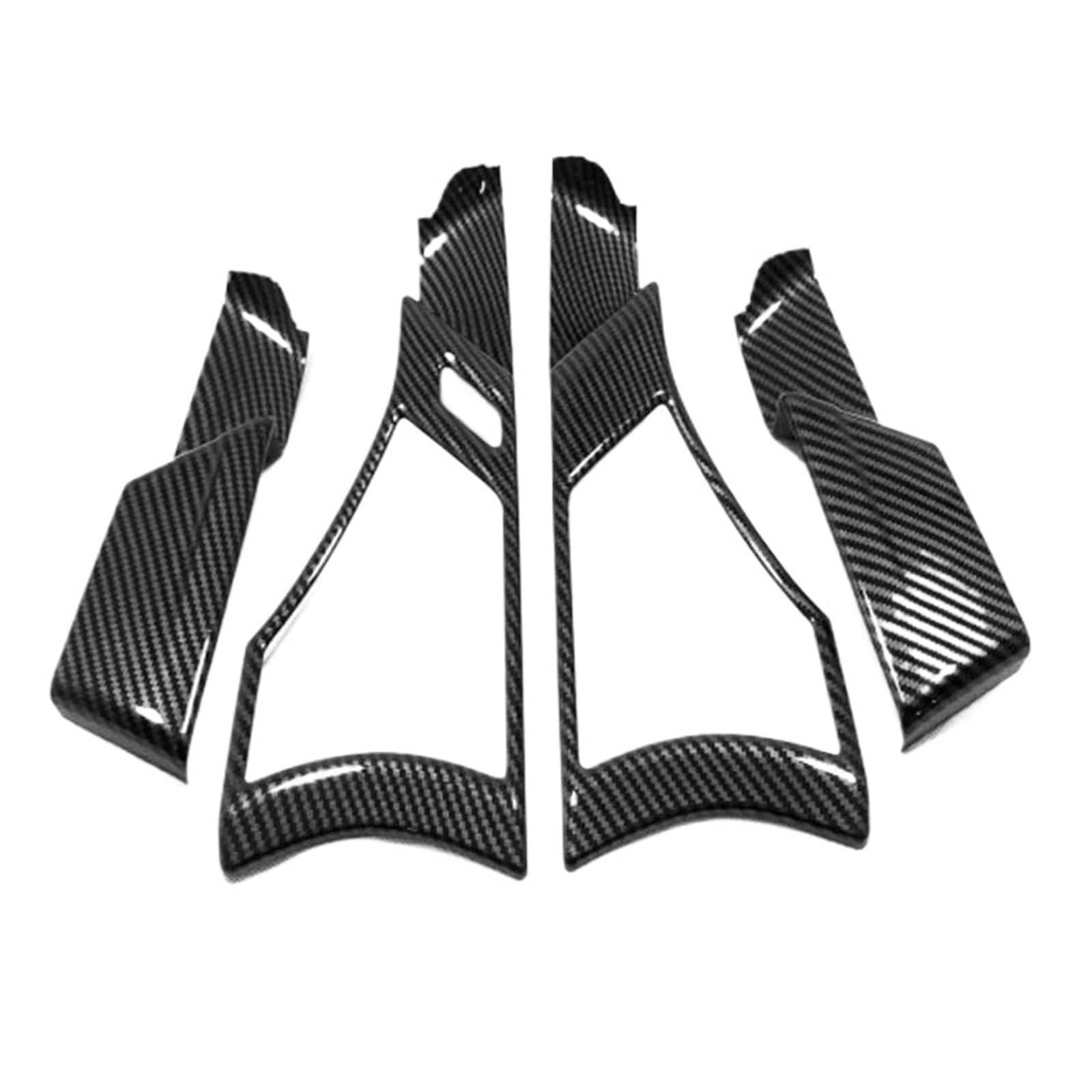 Dydgutufb Carbon 4Pieces Interior Door Handle Cover Bowl Frame For Mazda 3 For Axela Sedan Bp Interior Door Handle(Carbon 4Pieces)