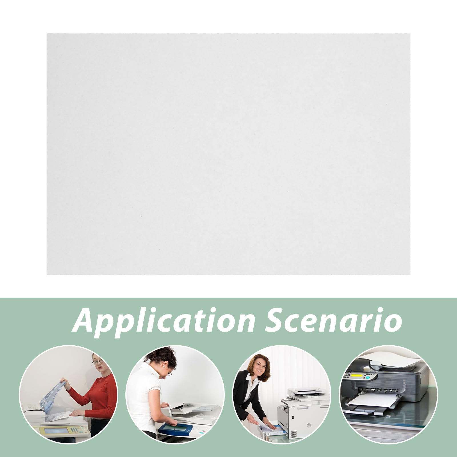 Kisangel 500 fogli di carta per stampante: carta bianca per contabilità, formato 8,3x5,5", ideale per ordini di vendita, ricevute e registri contabili. Compatibile con stampanti laser e a getto