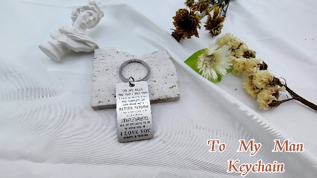 Promise For Him To My Man Keychain Gift For Him,Wedding AnniversaryJaniya Valentine's Day Birthday Gift For Boyfriend Fiance Husband I Was A Little Late To Be Your First Keychain I Love You
