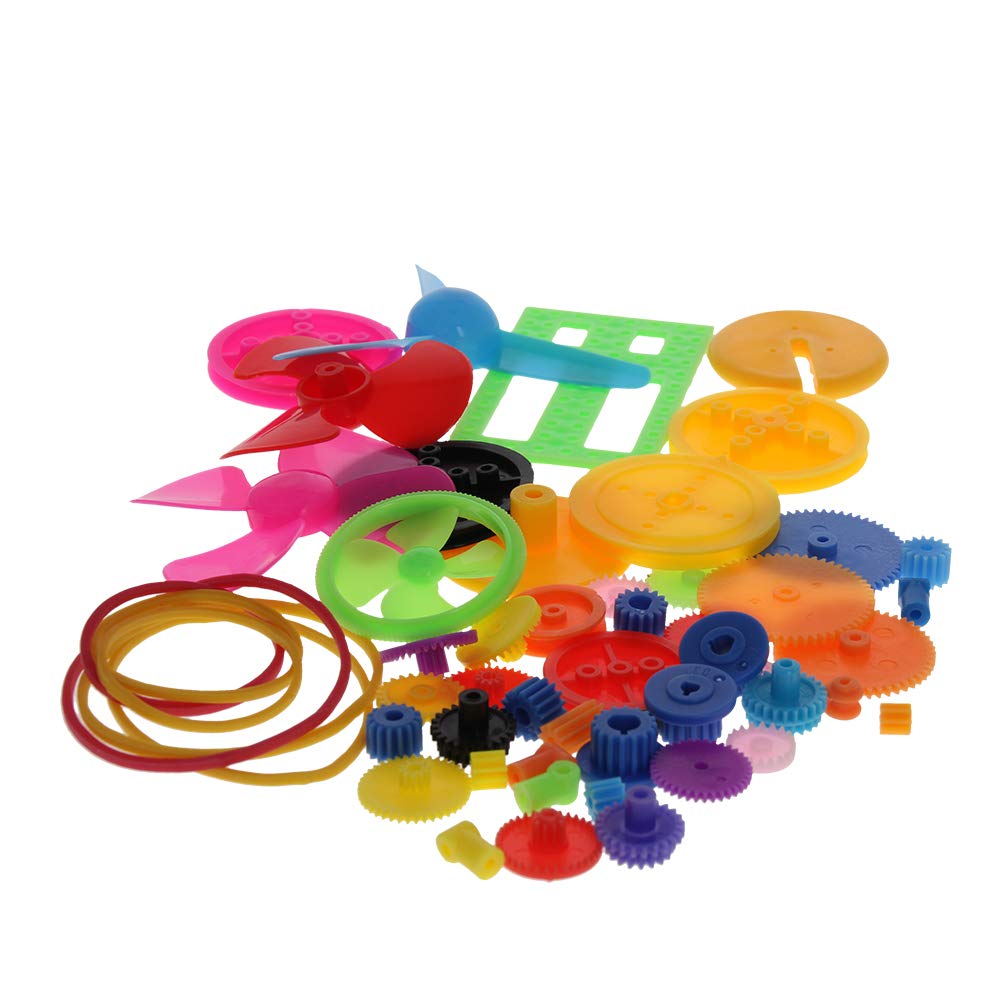 Heyiarbeit 55 Type Plastic Gear Set DIY Gear Assortment