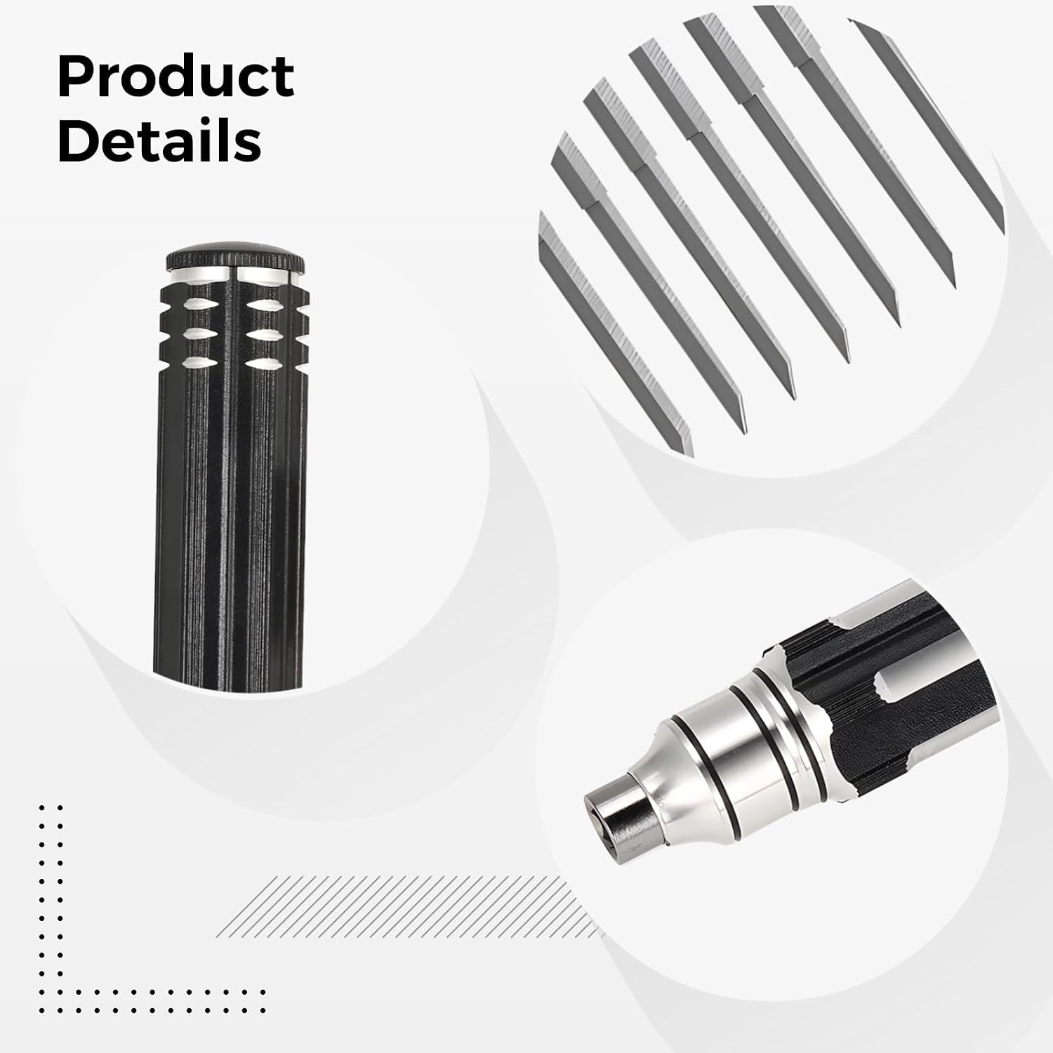 7 Pcs Model Scribing Tool Set, Model Detail Carving Kit, with 6 Steel Tips Precision Engraving Pen, Panel Line Marker Professional Grade for Scale Models