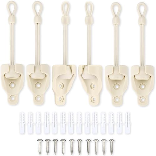 Piezas de repuesto para sombra, receptor elástico y elástico, amarres de sombra, resistencia a la intemperie, para persianas enrollables Coolaroo