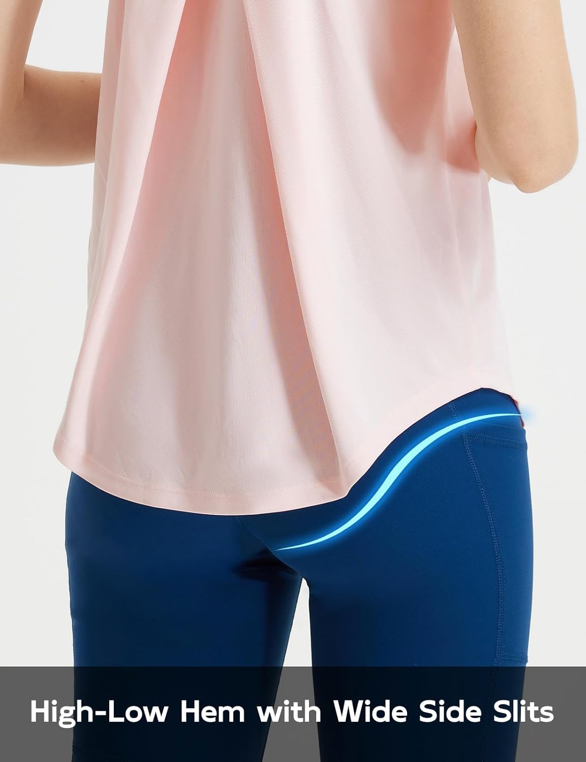 baleaf Women's Workout Tops Racerback Sleeveless Running Athletic Tank Tops Quick Dry Shirts for Sports Gym Exercise - Image 5