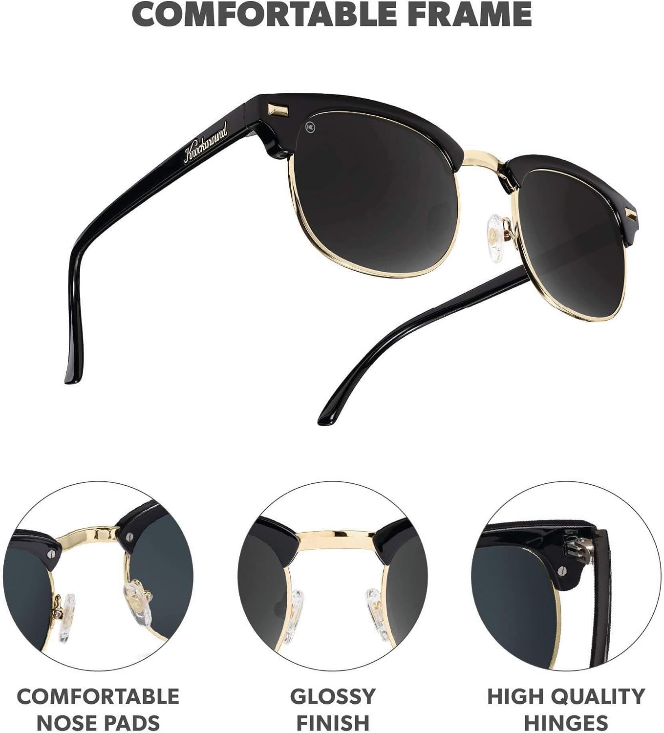 Knockaround Polarized Sunglasses for Men & Women - UV400 Protection