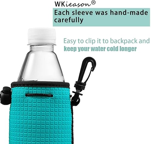 Miniatura 5 de WKieason - Fundas de neopreno para botellas de agua de 16-18 onzas, aislantes, fundas para botellas de bebidas, fundas para botellas de cerveza,