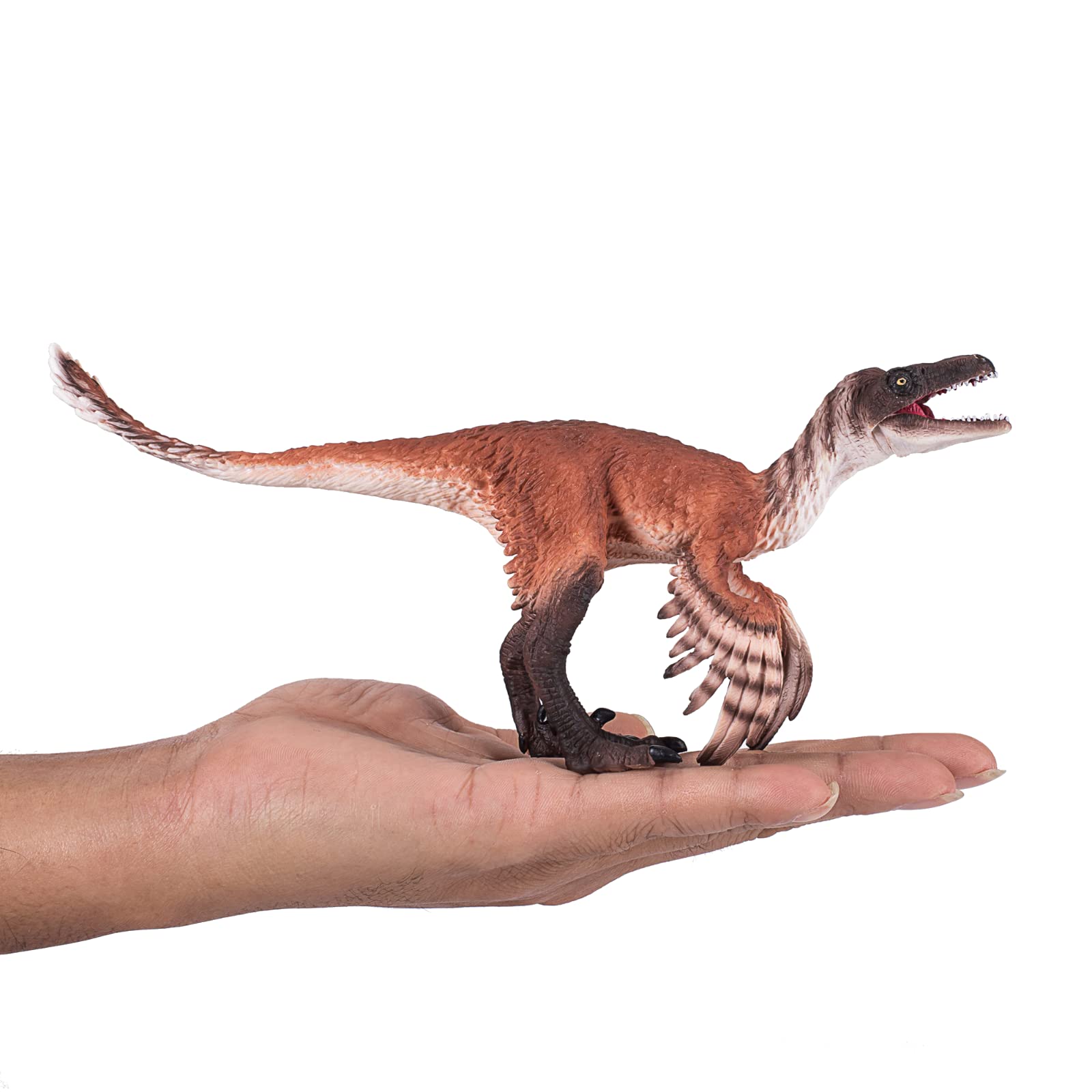 MOJO - 6 szt. dinozaurów, zestaw do zabawy w prehistorycznym życiu, ręcznie malowana figurka | Kolekcja Prehistoric Life | Prawdziwa do życia i bardzo szczegółowa, zaprojektowana w Wielkiej Brytanii