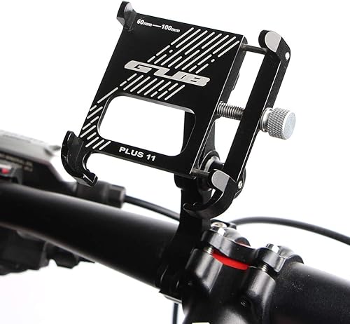 GUB PLUS11 Soporte de teléfono para bicicleta y motocicleta, soporte de teléfono de aleación de aluminio con rotación de 360 ajustable para iPhone X