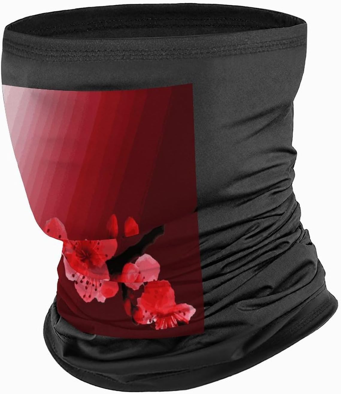 Red Cherry Blossom Face Mask for Men Women,Neck Gaiter Sunscreen Breathable,Face Cover for Skiing Fishing Hiking Cycling