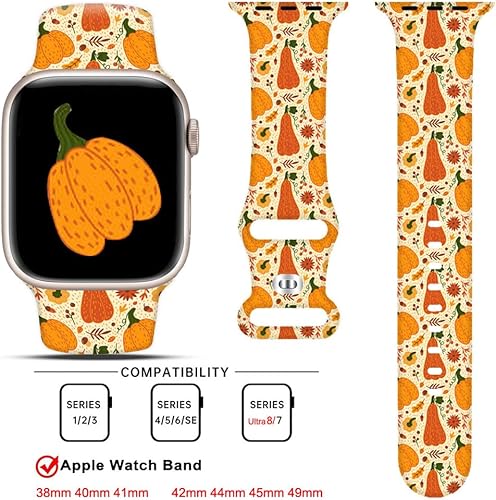 Miniatura 5 de Paquete de 2 correas de reloj de Navidad para Apple Watch de 1.496 pulgadas, 1.575 pulgadas, 1.614 pulgadas, 1.654 pulgadas, 1.732 pulgadas, 1.772