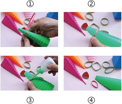 5-Piece Paper Quilling Border Buddy with Graduated Shape Towers
