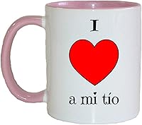 Vista 3 de Taza en espanol para yo amo a mi Tio/TIA Taza de café/té