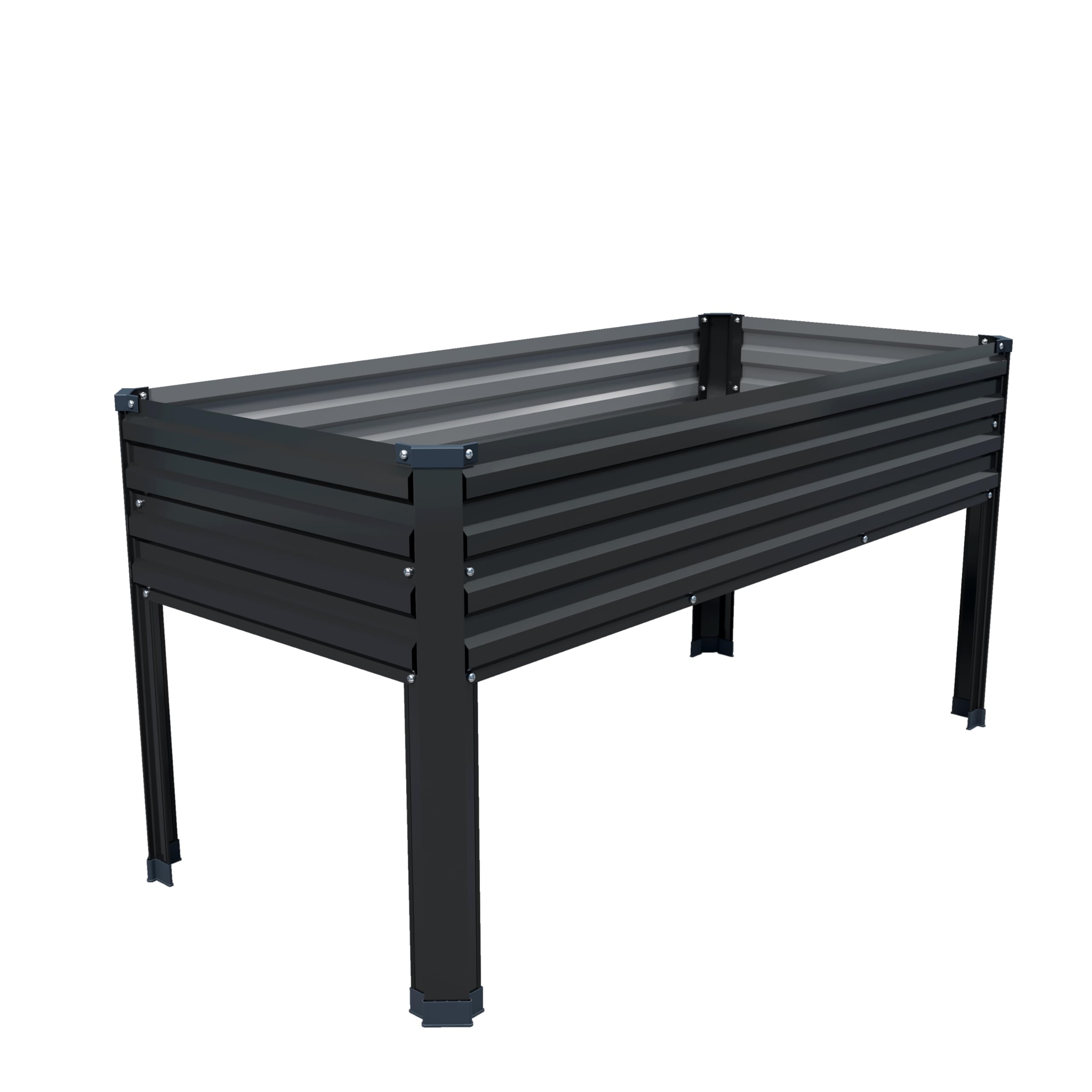 DIIYIV 48x24x30 Galvanized Raised Garden Bed