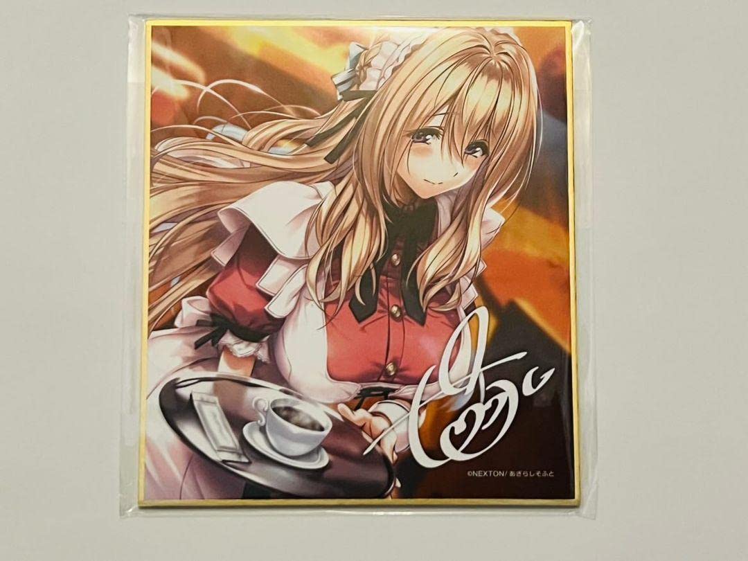 Amazon.co.jp: アマカノ2 コラボカフェ 蔦町ちとせ 色紙 サイン付き 3 
