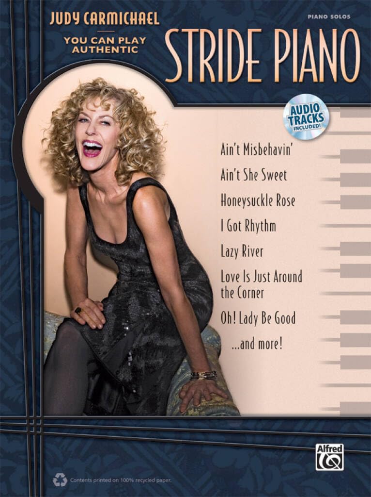 Judy Carmichael -- You Can Play Authentic Stride Piano: Book & CD