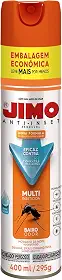 JIMO Anti Inseto Multi Inseticida Eficaz Contra Mosquitos Dengue Pernilongos Moscas Baratas e Formigas Aerossol 400ml