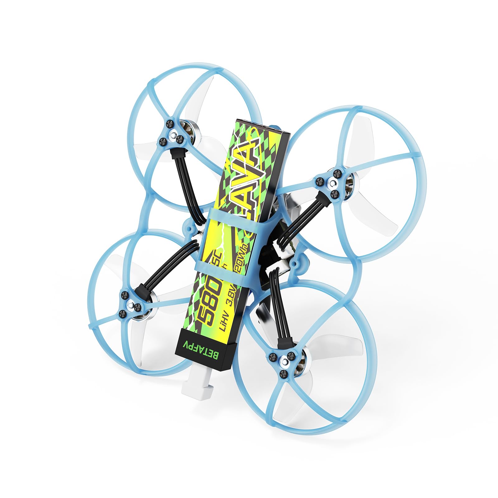 BETAFPV Air75 II Brushless Whoop Quadcopter Ultralight for FPV Freestyle | 1S Ultra-Lightweight FPV Drone, with Matrix 5IN1 II FC, 0802 22000KV Brushless Motor, 1614-3B Prop, Air II Canopy & Frame