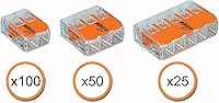Vista 3 de WAGO 221 Lever-Nuts 175pc Wire Connector Assortment Pack