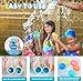 SOPPYCID Water Toys for Kids, Refillable Water Balloons Reusable, 4 PCS Multified Colorful Water Bombs for Summer Games, Quick Self Sealing Easy Use Water Balls, Pool Toys for Boys and Girls Gift