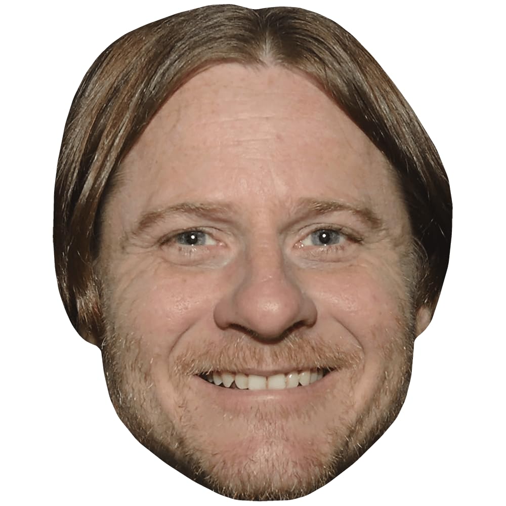 Danny Cooksey (Smile) Celebrity Mask, Flat Card Face, Fancy Dress Mask