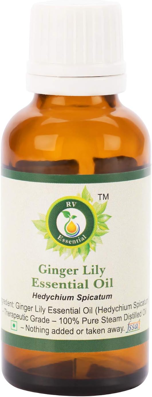 Pure Ginger Lily Essential Oil 10ml- Hedychium Spicatum