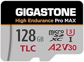 [5-Yrs Free Data Recovery] GIGASTONE 128GB Micro SD Card, TLC High Endurance Pro MAX, Speed Up to 160MB/s, Compatible with REDTIGER Rove VIOFO VANTRUE PRUVEEO Dash Cam, MicroSDXC UHS-I A2 V30 U3