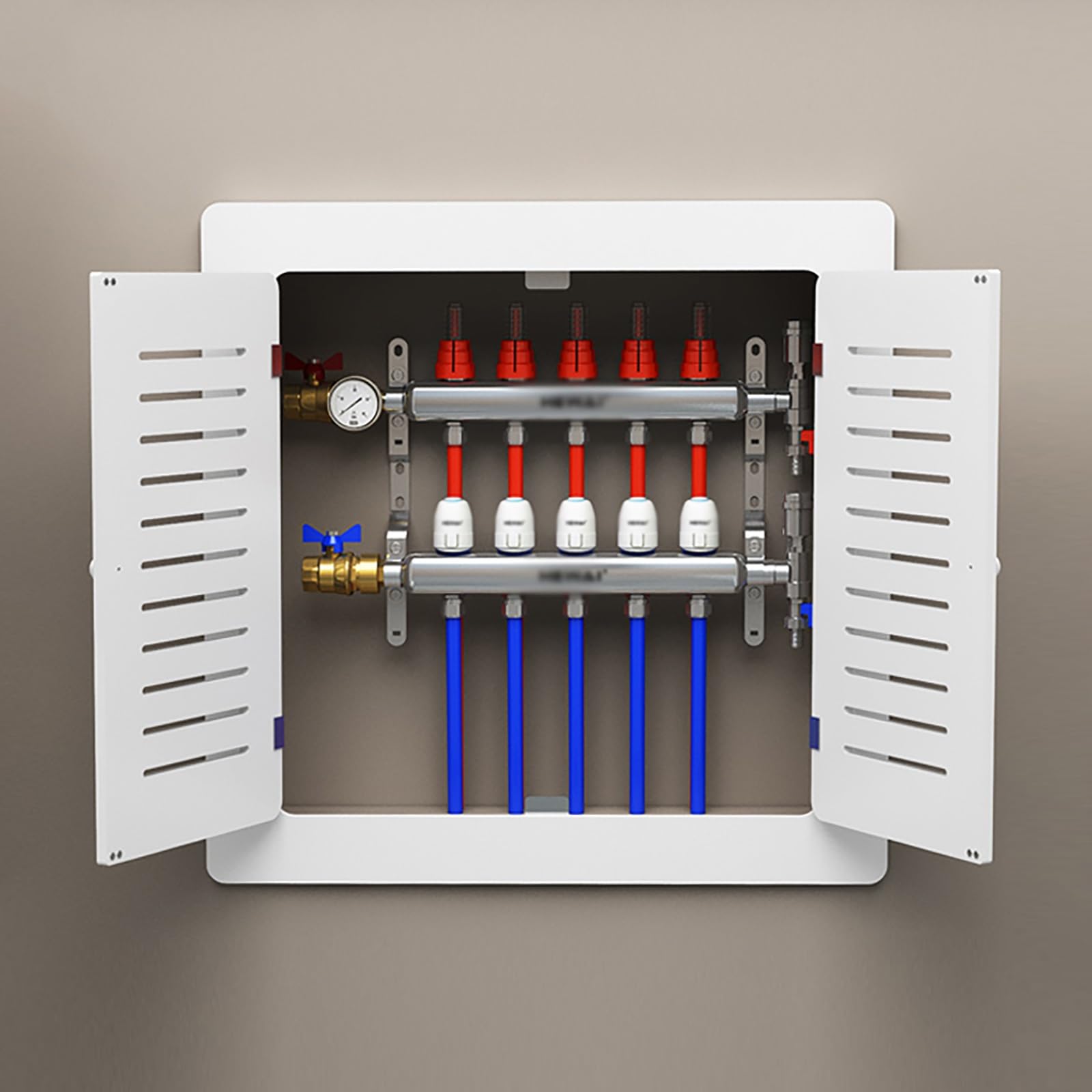 Panneau d'accès/Porte d'accès, Blanc, pour radiateurs, étagères chauffantes et Ventilation, Convient aux cloisons sèches dans Les Chambres, Les cuisin