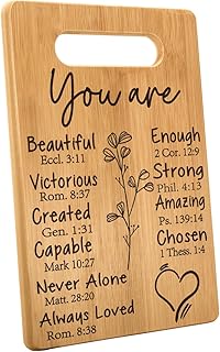 Christian Gifts for Women Birthday, Appreciation Gift for Women Christmas, Inspirational Gift for Woman Religious Spiritual Gifts for Her, Mom, Sister, Friends Female, Coworker Cutting Board