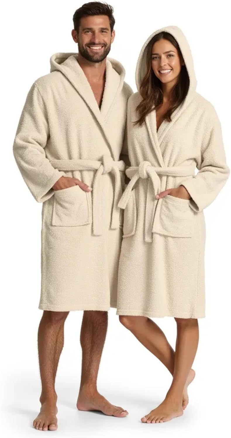 BOSKIMO Badjas, uniseks, 100% katoen, Oeko-Tex, badjas voor dames en heren, Amerikaanse badstof, 420 g/m², zacht en zeer absorberend, groen (pistache), XL