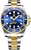 Pagani Design Luxury Men's Watch Automatic Mechanical Japanese NH35 Movement Waterproof 100M Men's Diving Watch Sapphire Glass Stainless Steel Business Men's Watch