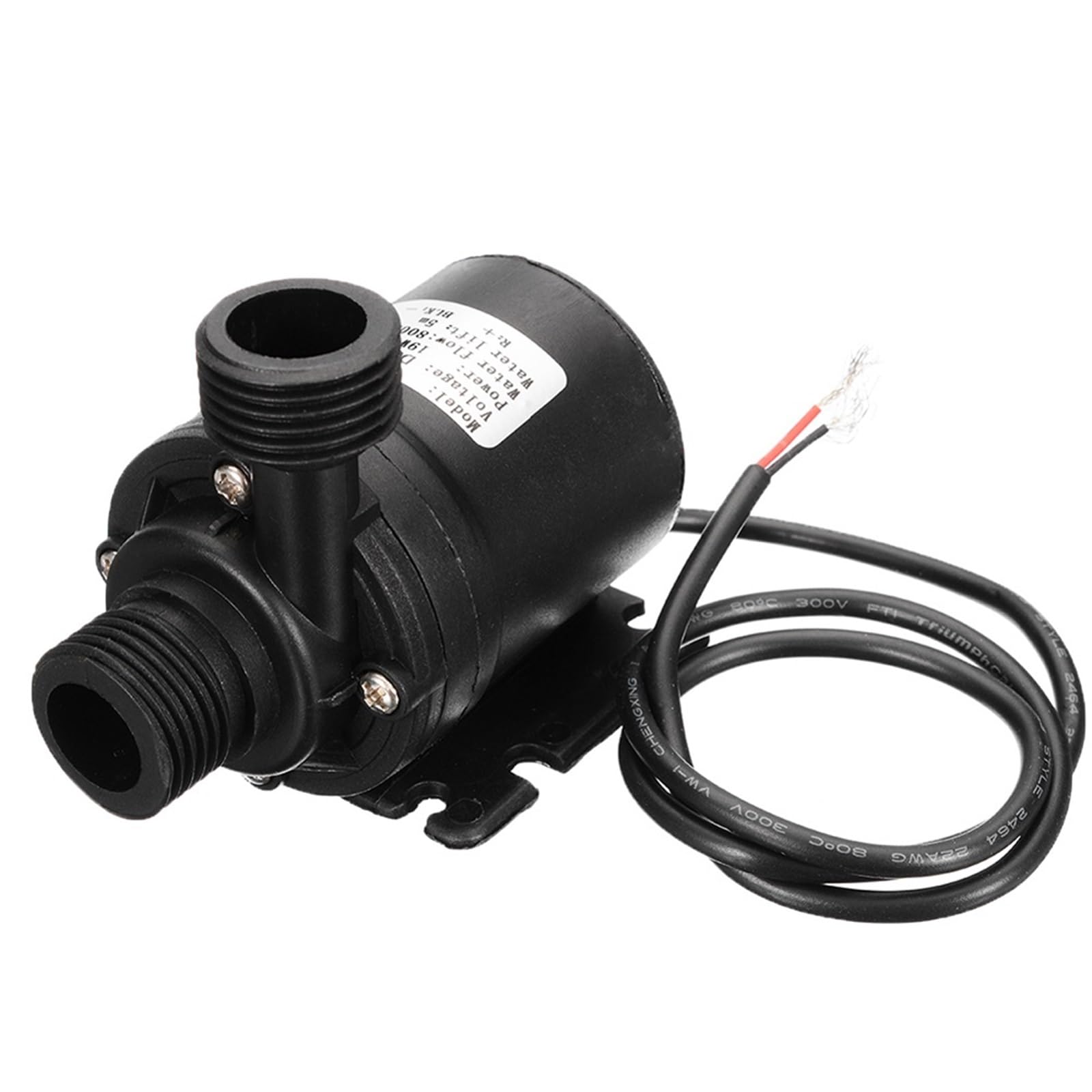 DC 12 V/24 V Wasserumfüllpumpe, wasserdichte Wasser-Tauchpumpe, 5,5 m bürstenloser Motor für Kühlsystem, Brunnenheizung (12 V)