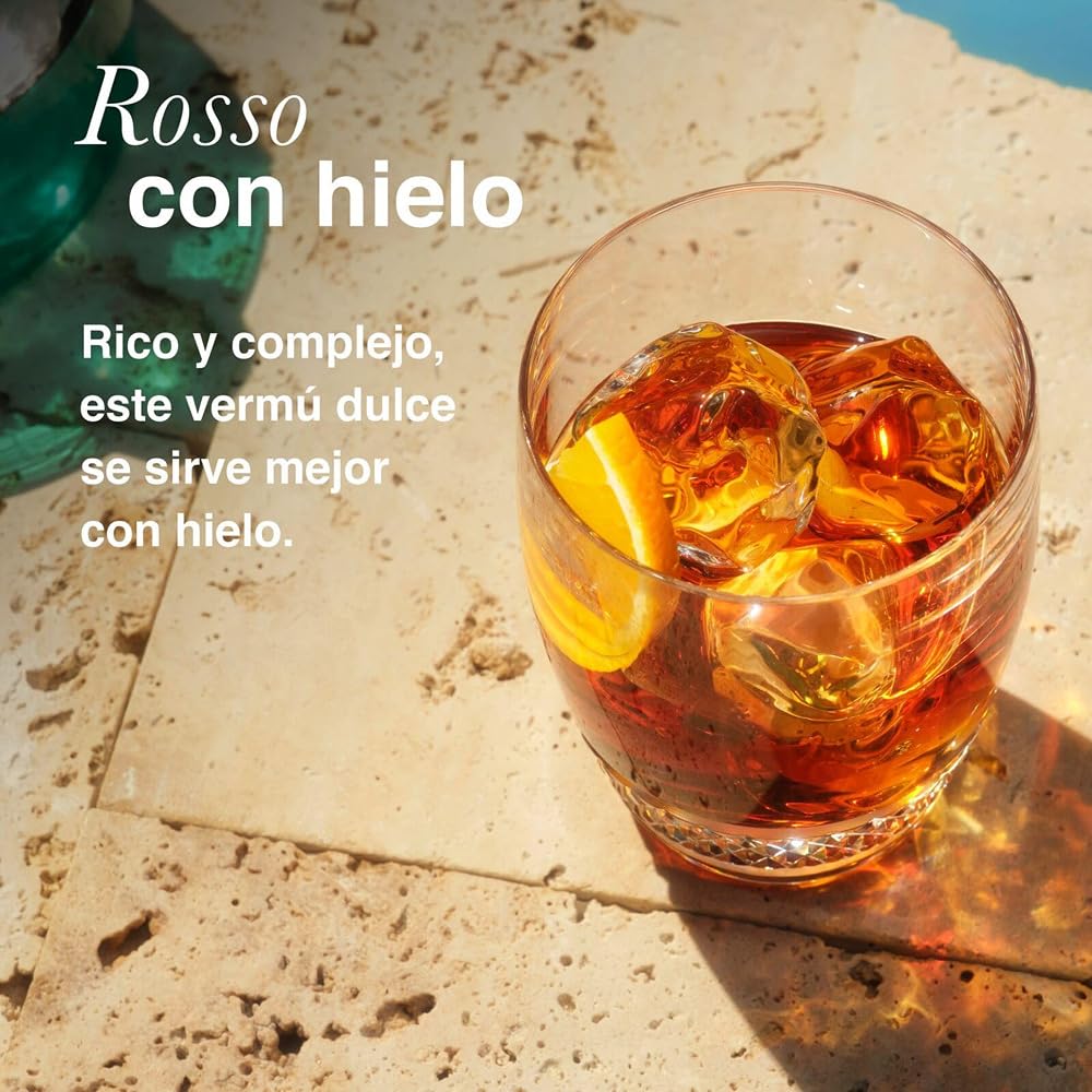 MARTINI Rosso Red Vermouth Aperitivo, 15% ABV, 100cl / 1L, Vermut dulce con infusión de hierbas regionales
