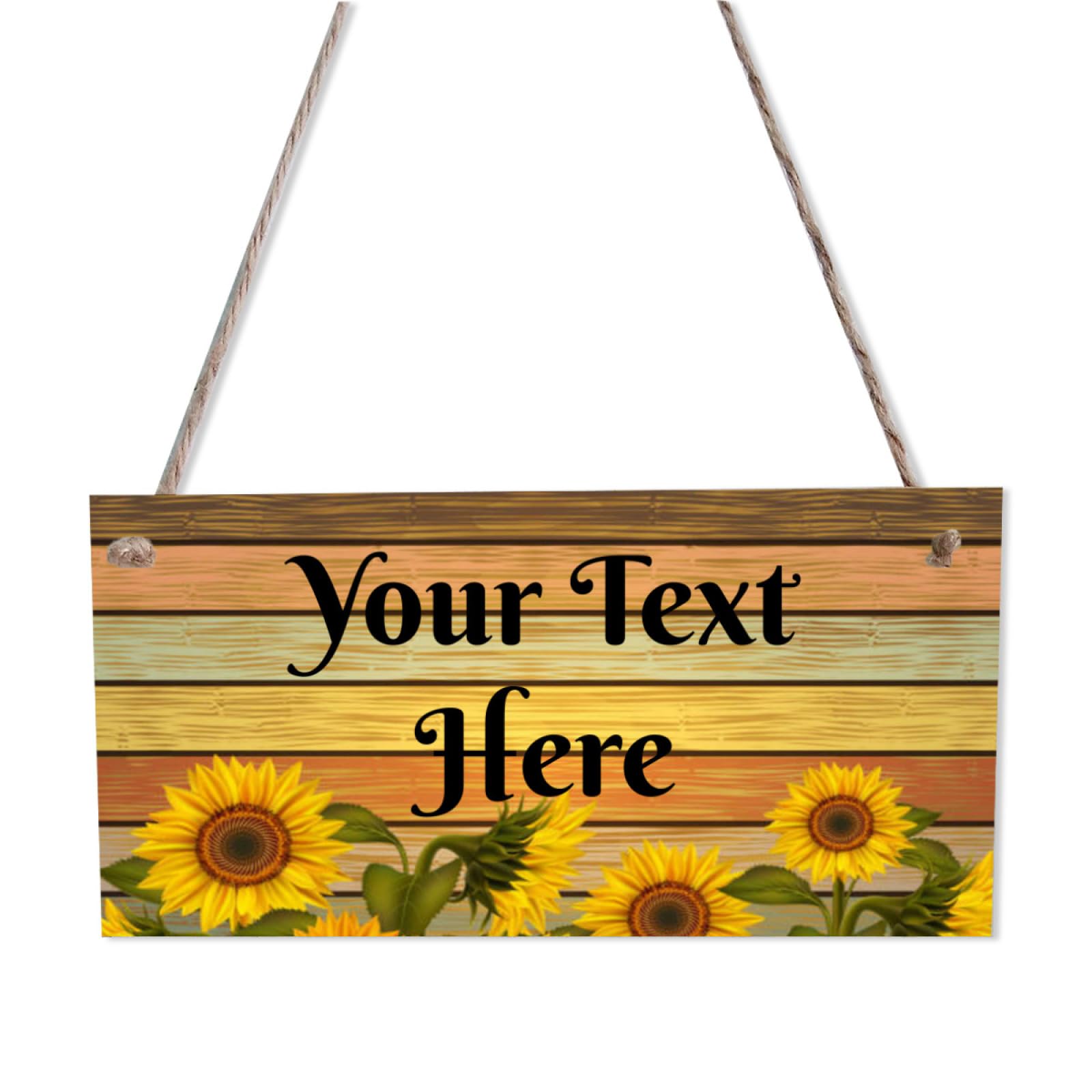 Personalised Wooden Hanging Plaque Signs Customised Wooden Board Decoration Decor for Family Sign, Name Date, Rustic Sign for Home, Kitchen, Wall Art