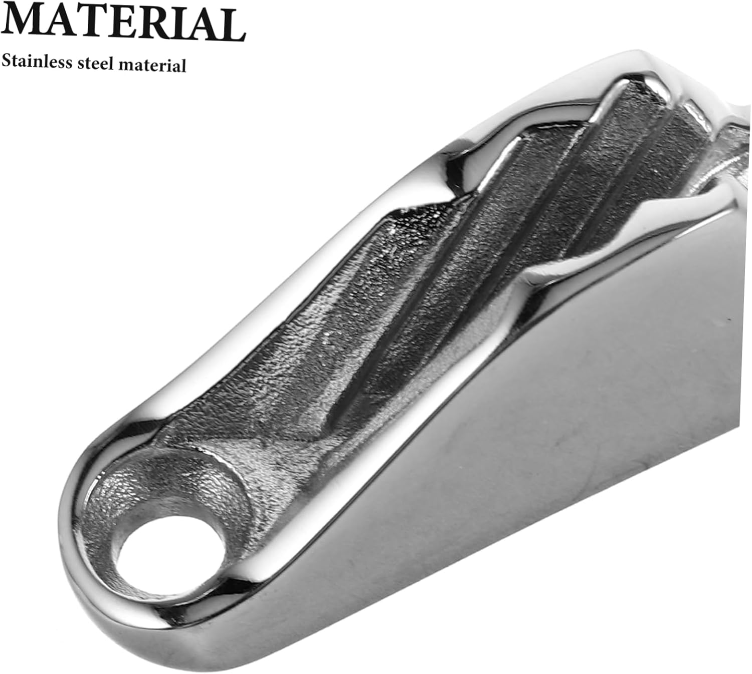 KOMBIUDA 2pcs Stainless Steel Boat Cleats for Use Versatile Rope Holder Buffer and Speed Limiter for Sailing and Kayaking Accessories