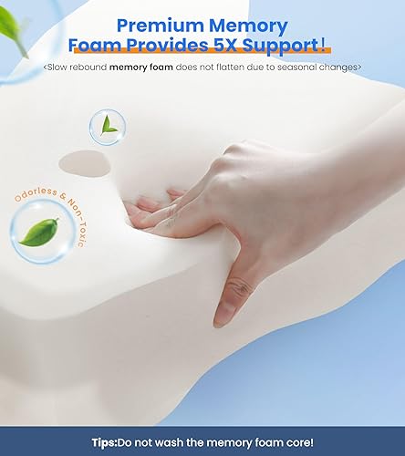 Miniatura 6 de Cozyplayer Almohada cervical para aliviar el dolor de cuello y hombros