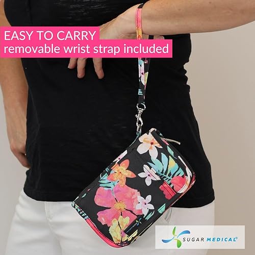 Vista 91 de Sugar Medical Estuche de suministro para diabetes Bolsa de viaje para suministros médicos Organizador de medidor de glucosa Productos