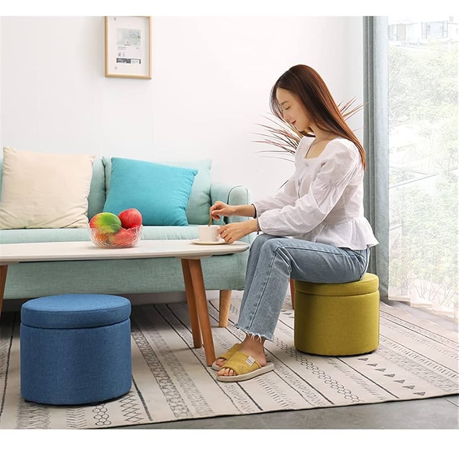 YUU STOOL オットマン・スツール 収納スツール(収納ボックス・ボックススツール・折りたたみ