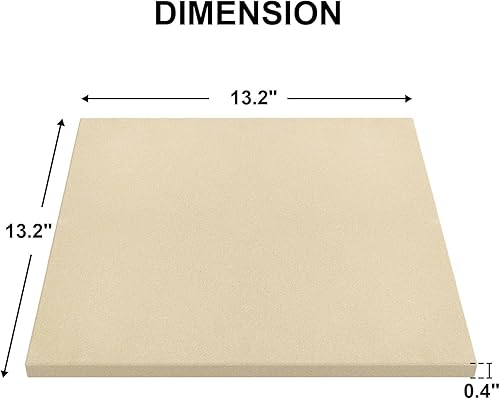 Miniatura 2 de Piedra cuadrada de repuesto para pizza Ooni Koda, Karu & Fyra 12, horno de pizza Ooni 3, horno de cuerno grande, piedra de pizza para hornear