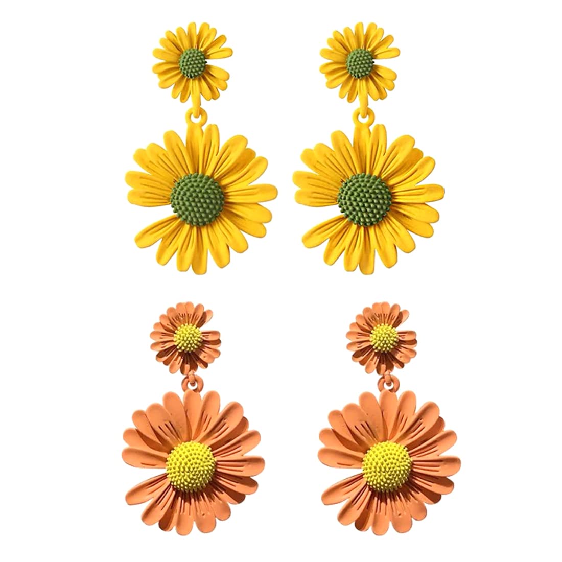 Yellow Chimes Drop Earrings for Women Combo of 2 Pairs Floral Drop Earrings Yellow Peach Casual Wear Drop Earrings For Womens and Girls. (B09P586TCM) Amazon Price History, Amazon Price Tracker