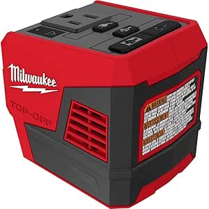 Milwaukee 2846-20 M18 18V 175W TOP-Off Li-Ion Compact Inverter Power Supply