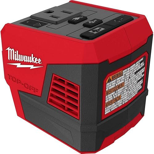 Milwaukee 2846-20 M18 18V 175W TOP-Off Li-Ion Compact Inverter Power Supply